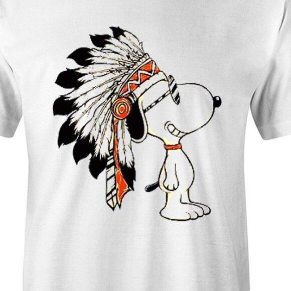 Indian Snoopy Dog Cartoon Funny Meme Animal Graphic TV Show Character T-Shirt159 - Picture 2 of 5